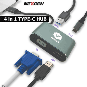 NEXGEN TYPE C HUB (4 IN 1)